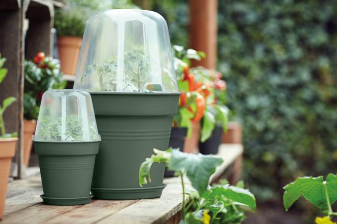 green basics kweekpot 27cm blad groen